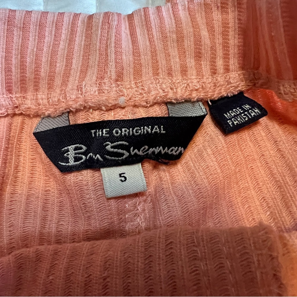 Ben Sherman Coral Striped Kids Pajama Set - Picture 3 of 4
